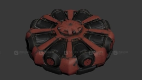 电子克莱莫地雷 - Electronic claymore 3D model-64