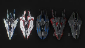科幻气垫船组合包 Scifi hovercraft pack