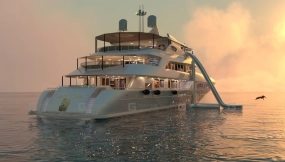 Blender豪华游轮有内部结构 Blender Luxury Cruise Ship with Interior Structure