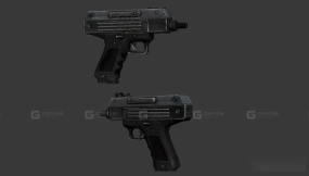 速射枪-Rapid Shot 3D model-3