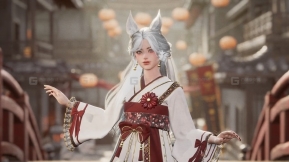 【UE】人形九尾狐女性角色  Kitsune Yuna