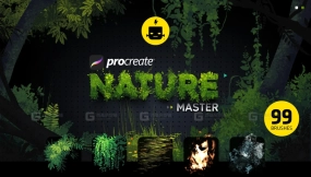 Nature Master for Procreate - Frankentoon Studio Procreate 自然大师 - Frankentoon 工作室