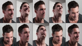 男性兰斯人体面部表情参考素材 Male_Lance human face expression reference