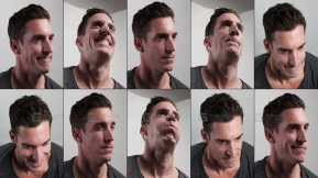 男性兰斯人体面部表情参考素材 Male_Lance human face expression reference