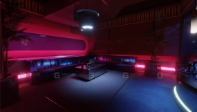 Heavy Hearts贵宾室06 赛博朋克2077场景 Heavy Hearts VIP Room 06 - Cyberpunk 2077