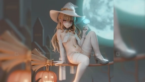 卡通同人可爱少女人物角色 Witch