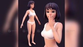 苏珊娜-风格化女性角色  Suzanne-Stylized Female Character