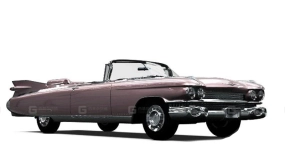 1959款凯迪拉克Eldorado Biarritz敞篷车 - Cadillac Eldorado Biarritz Convertible 1959 3D model-70