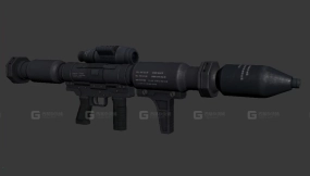 火箭发射器3D模型-68 - Rocket launcher 3D model-68