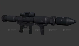 火箭发射器3D模型-68 - Rocket launcher 3D model-68