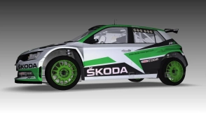 2018年斯柯达Fabia R5 - 2018 Skoda Fabia R5 3D model-18