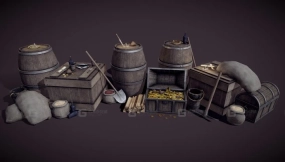 中世纪道具包 Medieval Props Pack
