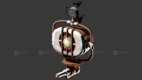 气动安全机器人炮塔 - Pneumo Security Bot Turret 3D model-23