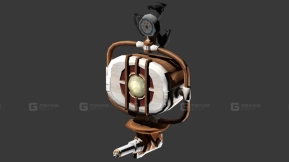 气动安全机器人炮塔 - Pneumo Security Bot Turret 3D model-23