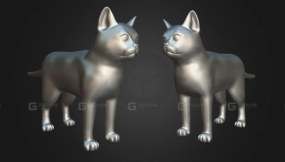 猫咪基础网格3D模型 Cat Basemesh 3D Model