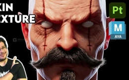 Substance 3D Painter ！制作皮肤纹理教程！