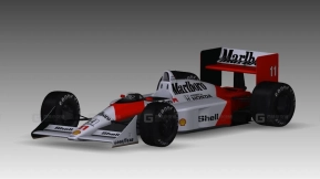 迈凯伦mp4 4 - Mclaren mp4 4 3D model-90