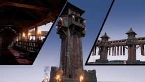 【UE】中世纪系列 瞭望塔+室内装饰包  Medieval Series  Watch Tower + Interiors Pack