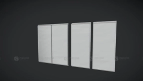 HSG 墙面软垫 PBR游戏就绪 HSG - Wall Padding - PBR Game Ready