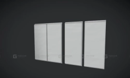 HSG 墙面软垫 PBR游戏就绪 HSG - Wall Padding - PBR Game Ready