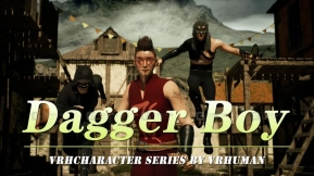 【UE】暗黑奇幻东亚匕首残暴战士少年  Dark Fantasy East Asian Dagger Brutal Warrior Boy