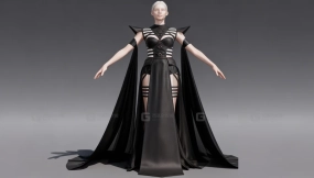 哥特幻影连衣裙