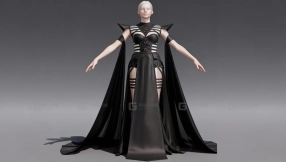 哥特幻影连衣裙