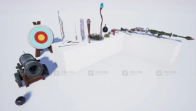 【UE】EDGE - 风格化武器  EDGE - Stylized Weapons