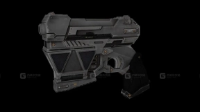 手枪 - Pistol 3D model-11