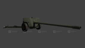MT-12“拉皮拉”反坦克炮3D模型-69 - MT-12 Rapira AT-Gun 3D model-69
