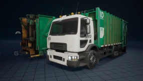 【UE】卡车，垃圾车  Truck, Garbage truck