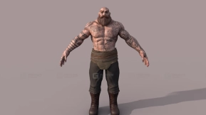 纹身维京人  Viking Man With Tattoos