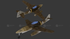喷气式战斗机梅塞施密特Me 262  Jet Fighter Messerschmitt Me 262