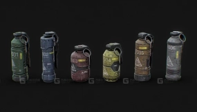 科幻手雷组合包 Scifi grenade pack