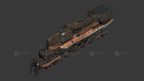 蒸汽机车 - Steam Loco 3D model-57