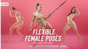770张柔韧女性姿势参考图片