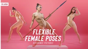 770张柔韧女性姿势参考图片