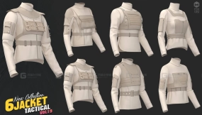 6件赛博朋克战术上衣外套夹克 6 models of jacket male