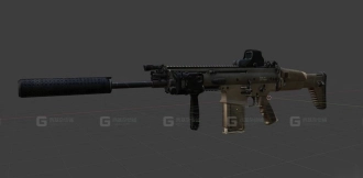 斯卡-H-11-SCAR-H-11 3D model