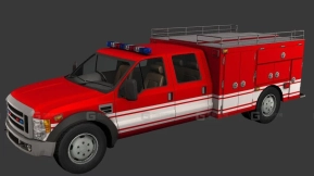 福特F550 XLT柴油卡车 - Ford F550 XLT diesel truck 3D model-66