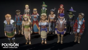 【UE】多边形幻想角色  POLYGON Fantasy Characters