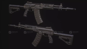 AK12低多边形3D模型 - AK 12 Low-poly 3D model