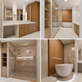 场景-雅致浴室 - Scene- Elegant Bathroom