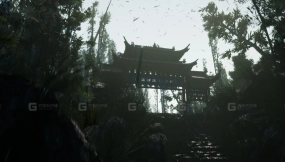 【UE】东方古画，寺庙牌坊山门  Oriental ancient pictures,temple Archway Mountain gate