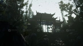 【UE】东方古画，寺庙牌坊山门  Oriental ancient pictures,temple Archway Mountain gate