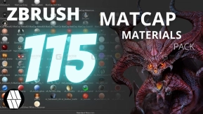 115个zbrush-Matcap材质球