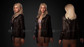 【UE】F3现代女孩艾希莉角色模型 F3 Modern Girl Ashley