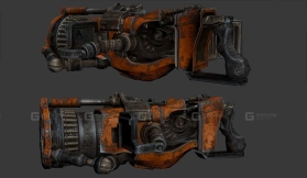 熔岩枪 Lava Gun 3D model-32