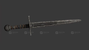 短剑 3D模型-23 - Short sword 3D model-23