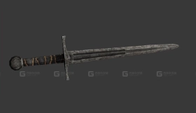 短剑 3D模型-23 - Short sword 3D model-23